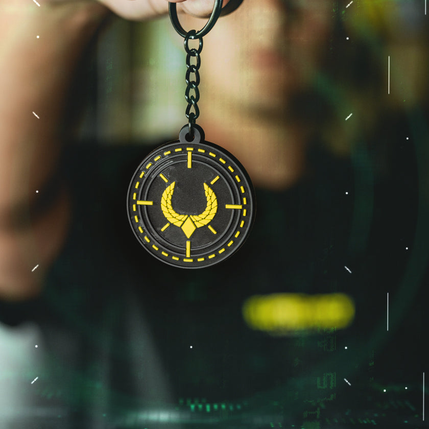 Supremacy keychain Rubber