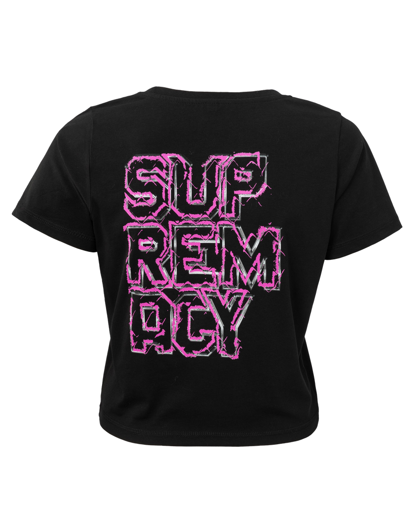 Supremacy short tee black women